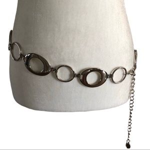 Nine West Silver Chain Belt